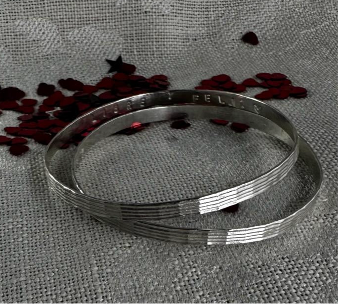 Duo Pulsera Plata