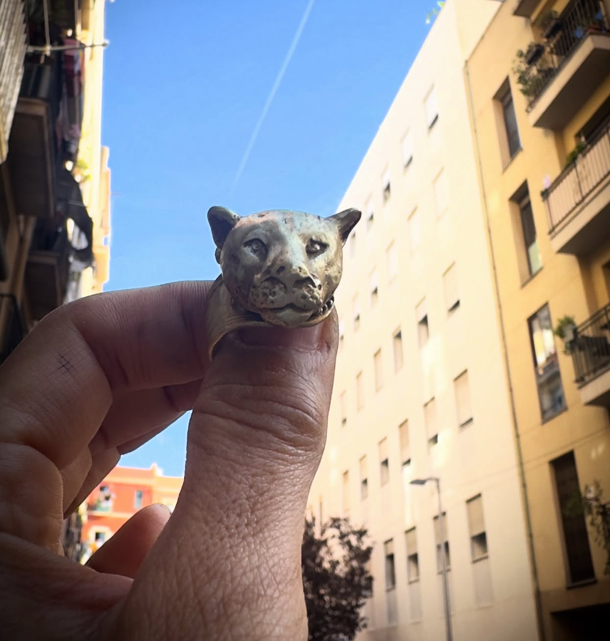 Anillo “TIGRA” dorada