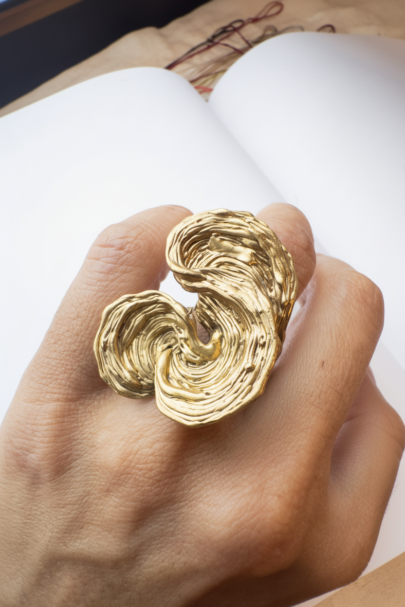 Anillo Olas maravillosas.