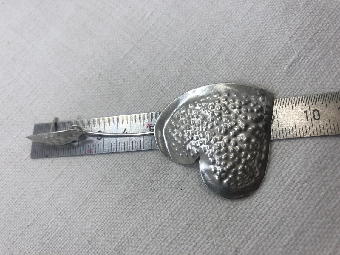 CORAZONES COLGANTES PLATA