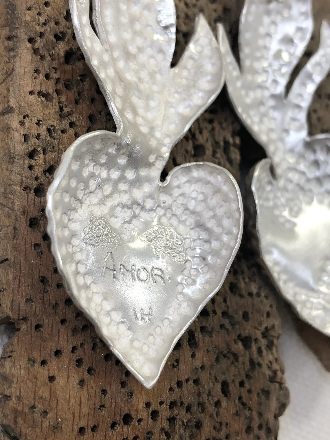 CORAZONES EN FUEGO de Plata