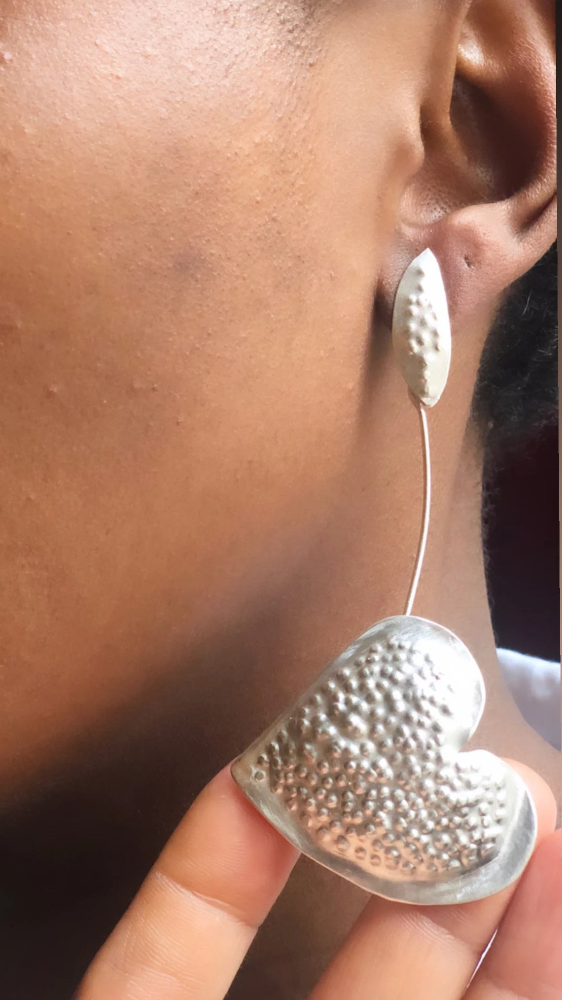 CORAZONES COLGANTES PLATA