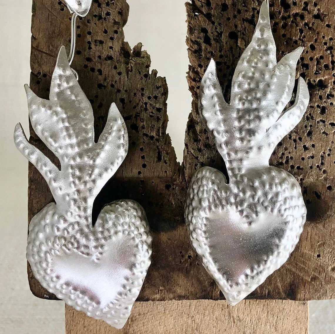 CORAZONES EN FUEGO de Plata