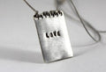 PALABRAS DE AMOR Amuleto de plata