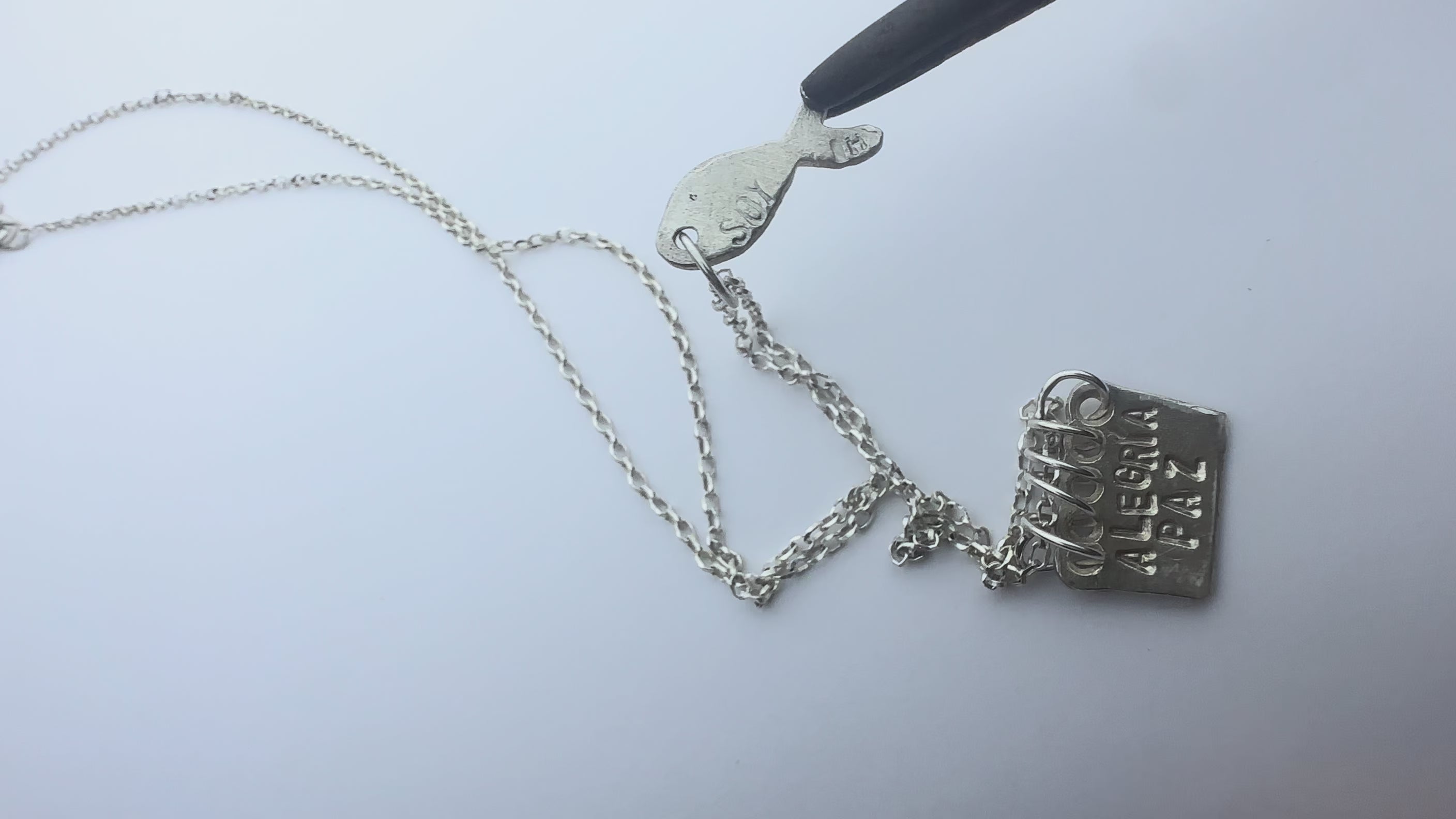 Amuleto y pez. Soy libre.La combinación perfecta.